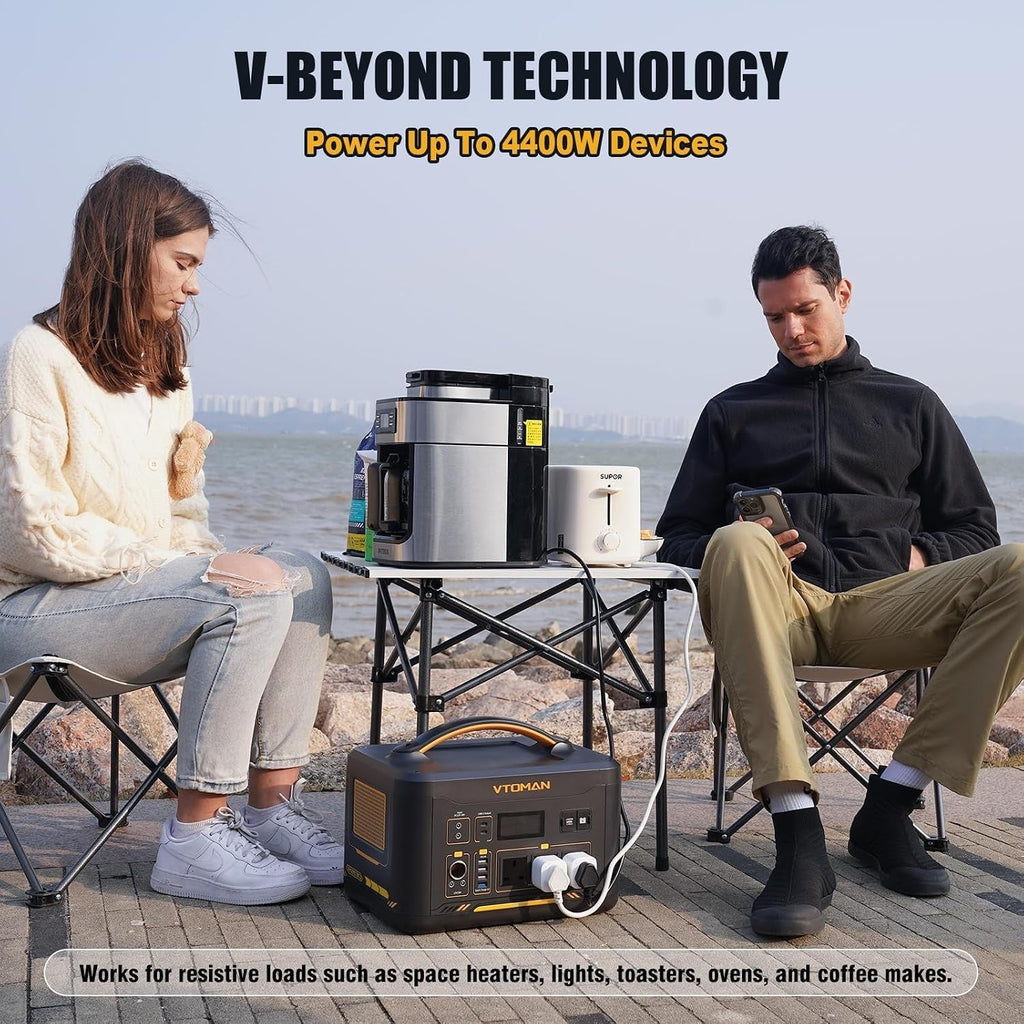 Jump 2200 Portable Power Station with 2200W/1408Wh Lifepo4 Battery