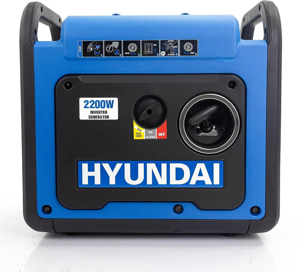 2200W / 2.2Kw Petrol Inverter Generator, Electric Start, Pure Sine Wave Output, Lightweight, Quiet Running with 3 Year Warranty, Multi-Color
