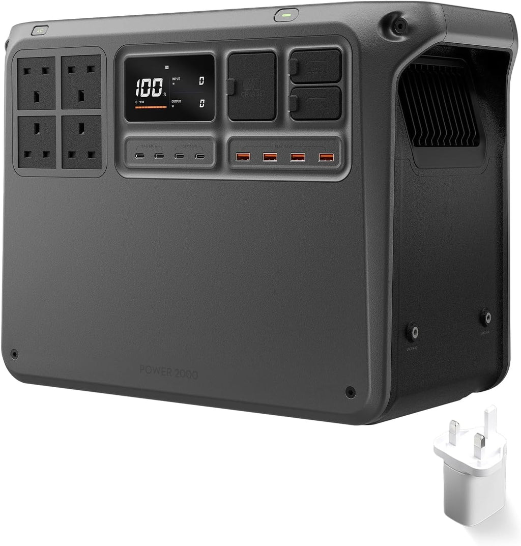 Power 2000 Portable Power Station, 2048Wh LFP Battery