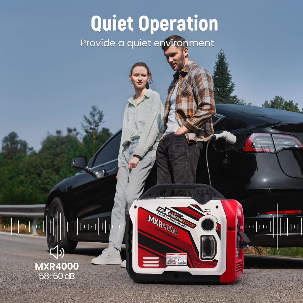 3500W Portable Inverter Generator with App Data Monitor
