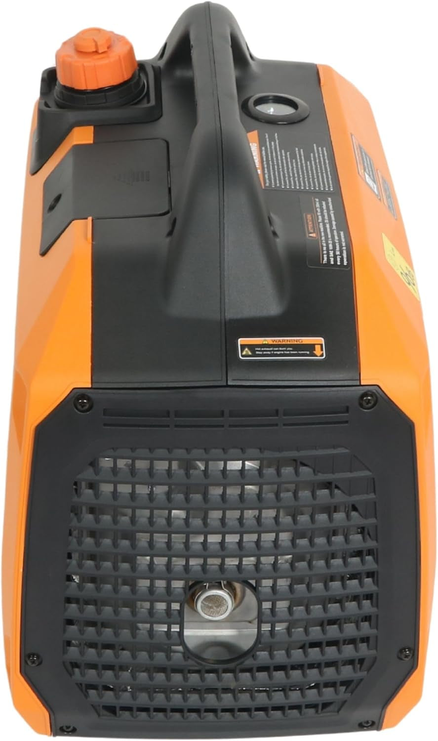 3500W Portable Inverter Generator Petrol, 4-Stroke 149Cc Quiet Power Station, Pure Sine Wave Generator with 6L Fuel Tank, 230V/50Hz, Ideal for Camping, RV, Outdoor, and Home Backup - Orange