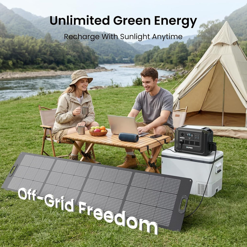 Mega 1 Lite Solar Generator with 240W Panel, 1024Wh Power Station
