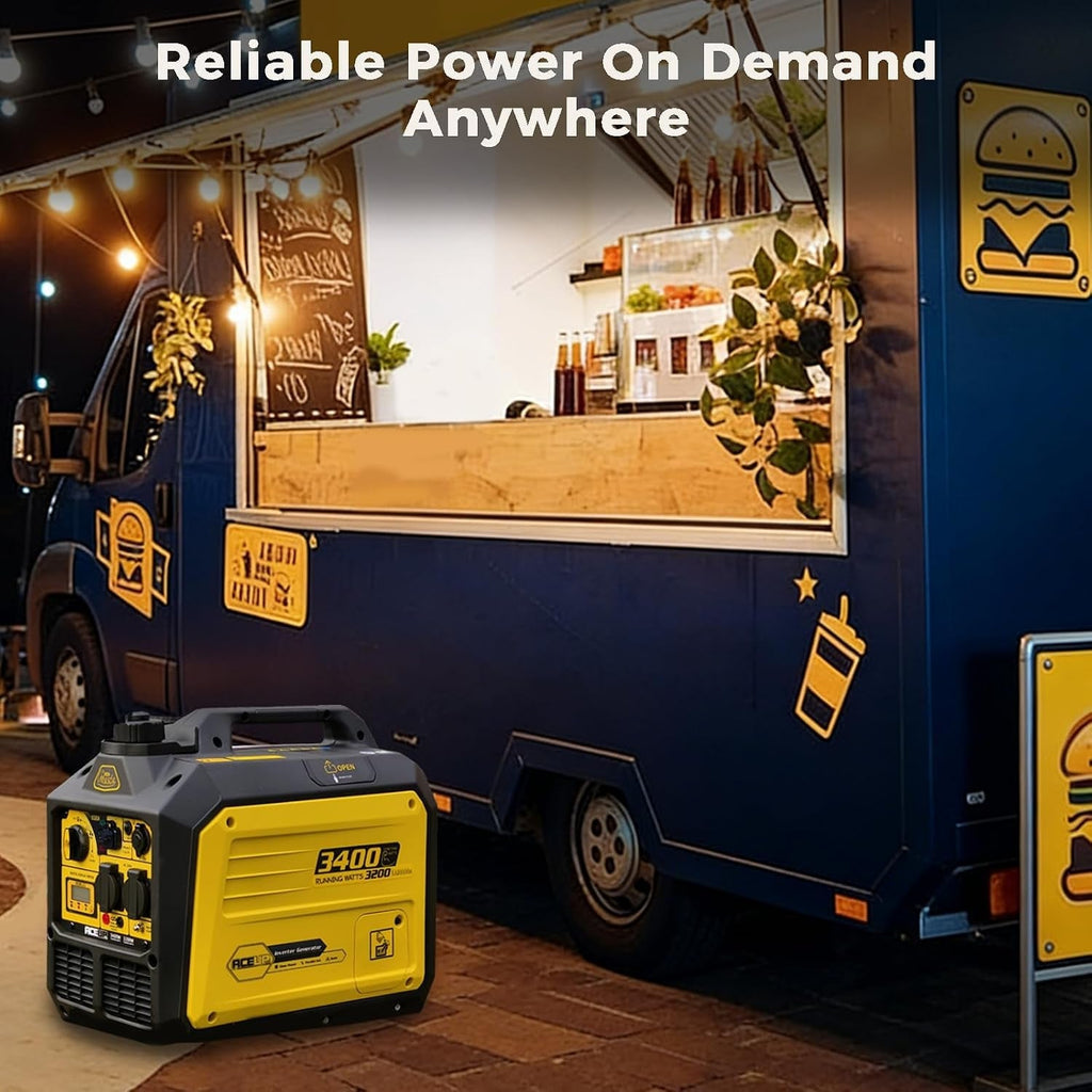 3400 Watt Petrol Inverter Generator Silent Pure Sine Wave