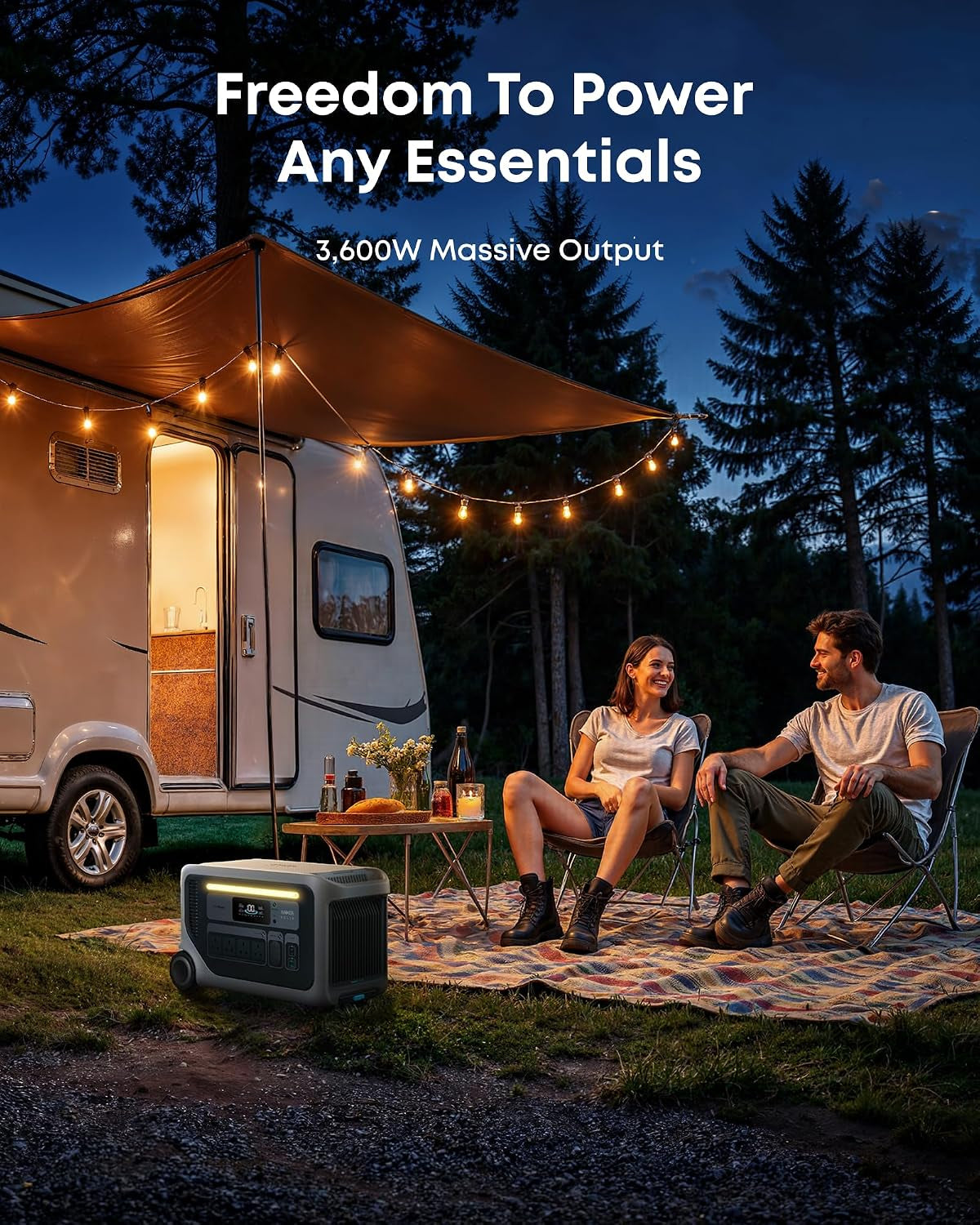 F3000 Portable Power Station, 3072Wh, 3600W, 230V Output