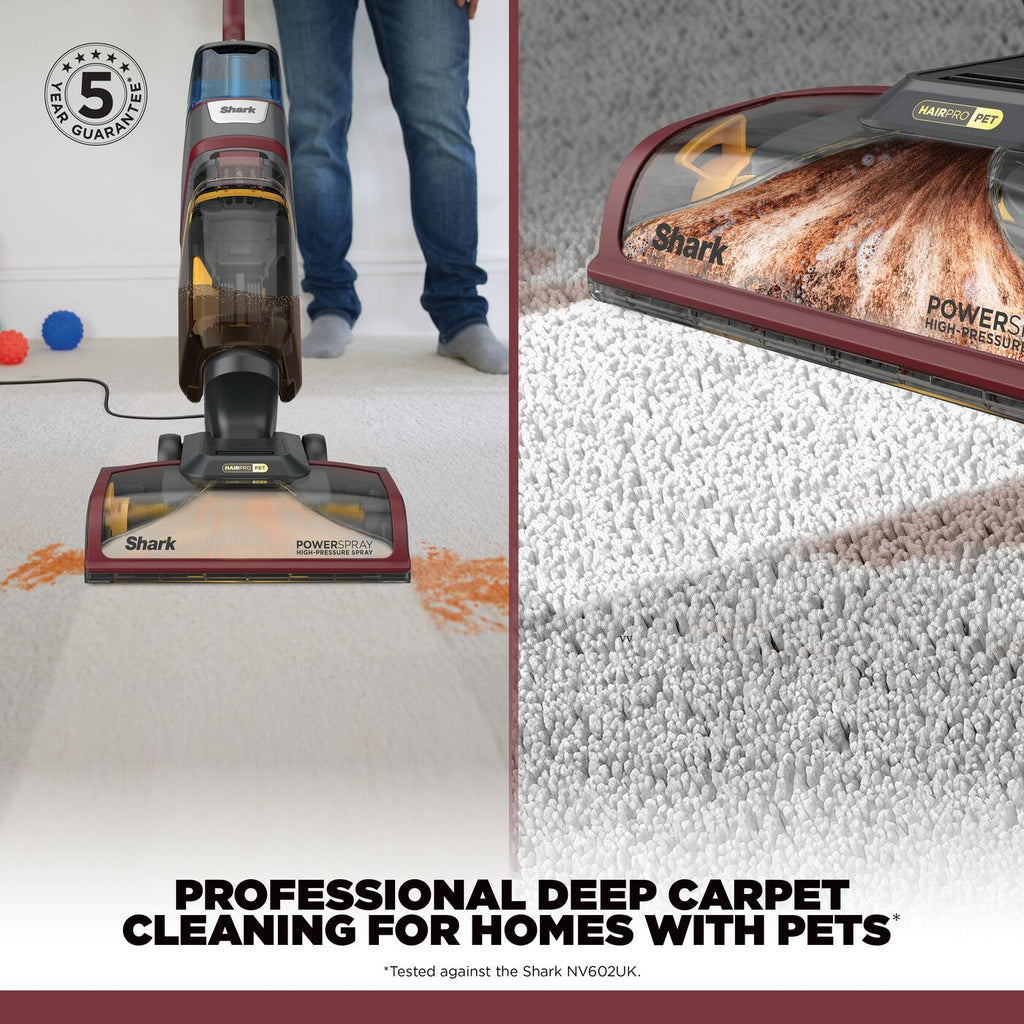 Shark CarpetXpert HairPro Pet Deep Carpet Cleaner EX220UK